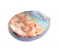 Сидіння на унітаз м'яке Aqua Fairy (блакитний)