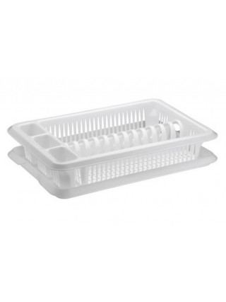 Сушка для посуду пластикова Elif Plastic (білий)