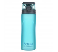 Пляшка для води Ardesto 600 мл., блакитна, пластик