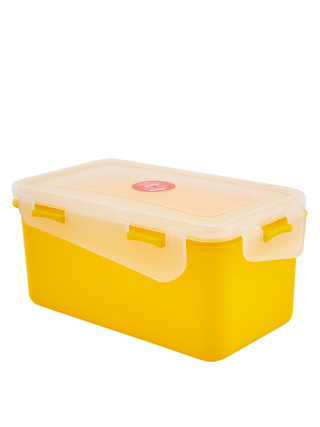 Контейнер універсальний "Фієста" (прямокутний) 6,0 л. (темно-жовтий/прозорий)