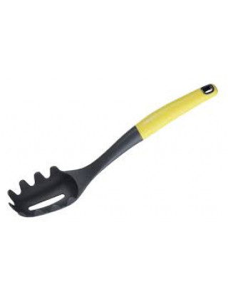 Ложка для спагетті нейлонова Ardesto Gemini, сірий/жовтий