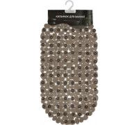 Килимок у ванну кімнату Eco Fabric Камінці Прозоро-чорний 66х34 см