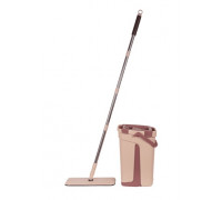 Комплект для прибирання Eco Fabric Mop Scratch  (з двома насадками), бежеве