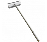 Швабра для миття вікон, губка 20см, металева ручка телескоп, 60-95см