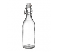 Пляшка скляна EverGlass 1000 мл., з бугельною пробкою