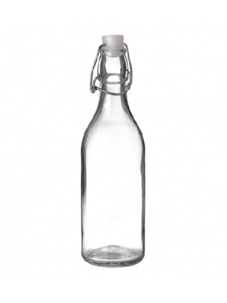 Пляшка скляна EverGlass 1000 мл., з бугельною пробкою
