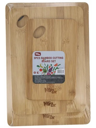 Набір дошок бамбук Winox 35*24*0,8см/29,8*21*0,8см/22,5*14,5*0,8 см 3 шт 