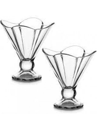 Набір креманок Pasabahce Ice ville Nergis 210 мл h-13 см., d-12 см., 2 шт.