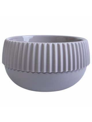 Вазон "Бохо" низький d13 (какао)