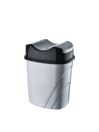 Відро для сміття 25 л. Tuffex (сіро-чорне)
