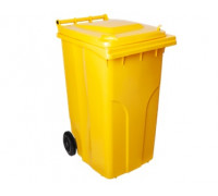 Бак сміттєвий для ТПВ 120 л. "Євро"  94*55*50 см (темно-жовтий)