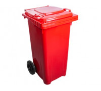 Бак сміттєвий для ТПВ 120 л. "Євро"  94*55*50 см (червоний)