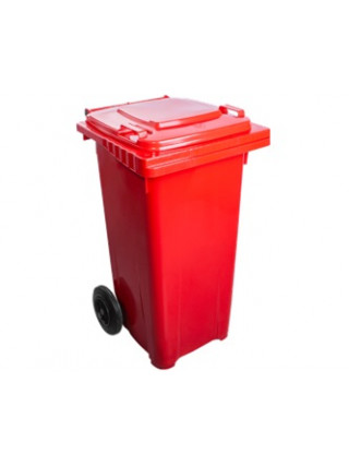 Бак сміттєвий для ТПВ 120 л. "Євро"  94*55*50 см (червоний)