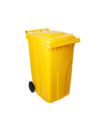 Бак сміттєвий для ТПВ 240 л. 1050*71,5*58,5 см (темно жовтий)