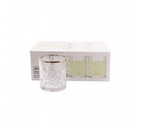 Набір склянок Glass Кентукі GOLD 320 мл. для віскі 6 шт.