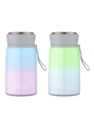 Термос харчовий Kamille Color 800 мл. з нержавіючої сталі 