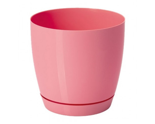Вазон Form-Plastic Тоскана кругла з підставкою 17 см (світло-рожевий)