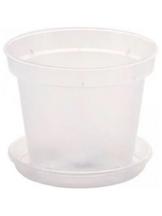 Вазон для орхідей з піддоном 170 мм. (позорий)