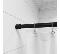 Карниз в ванну кімнату Besser, розсувний, 110*200 см, чорний