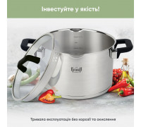 Каструля Krauff Herzog 6,3 л з кришкою діам. 24 см.