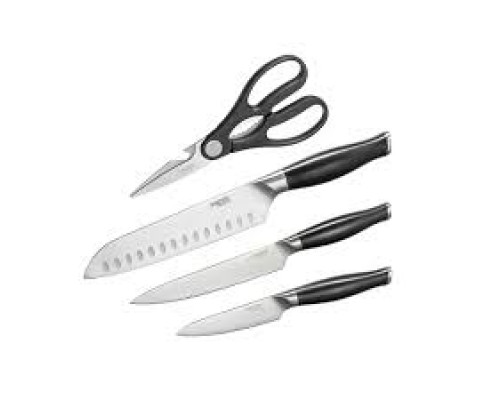 Набір ножів Vinzer Kioto 4 пр. (3 ножа та ножиці)