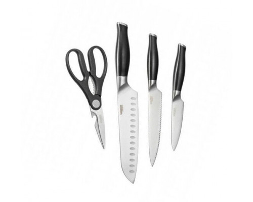 Набір ножів Vinzer Tokaii 4 пр. (3 ножа та ножиці)