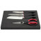 Набір ножів Vinzer Asahi 4 пр. (3 ножа та ножиці)
