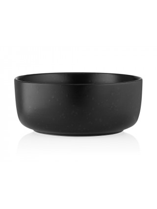 Салатник Ardesto Trento, 16 см, чорна, кераміка