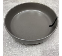 Тарілка супова Ardesto Trento, 21,5 см, сіра, кераміка