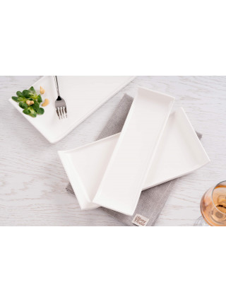 Блюдо прямокутне Ardesto, 30.5*9 см, порцеляна