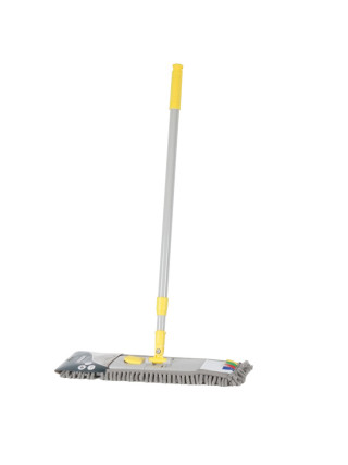 Швабра - полотер для підлоги 43*10 см., лапша, Eco Fabric, телескопічна рукоятка 78-122 см. (аналог LUX Feniks)