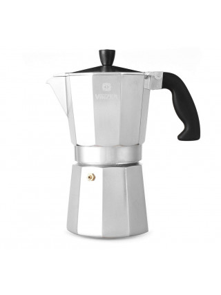 Кавоварка гейзерна Vinzer Moka Espresso 330 мл. алюміній, 6 чашок