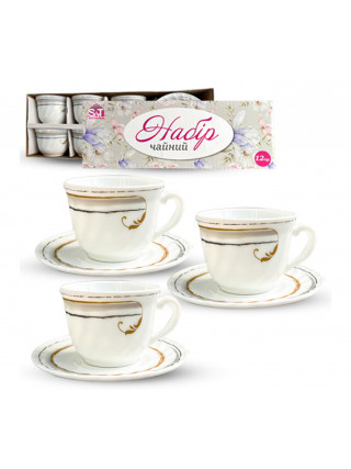 Сервіз чайний S&T Gold 12 пр. (190мл)