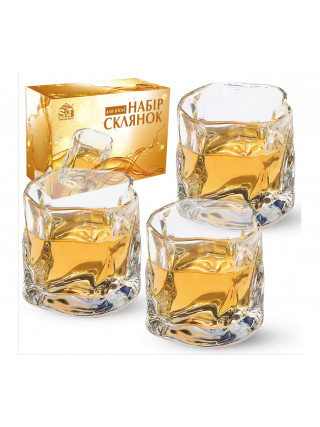 Набір склянок S&T прозорий 260 мл для віскі, 6 шт
