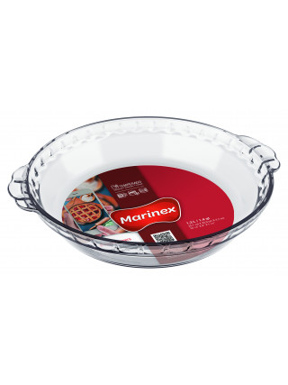 Форма скляна Marinex кругла 1,3 л. з хвилястим краєм 