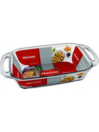 Форма скляна Marinex прямокутна з ручками 2,1 л