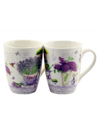 Кружка 330 мл. Interos Лаванда MIX 