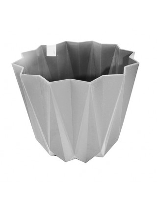 Вазон Elif Plastiс "Prizma" 1,5 л. (світло-сірий) 