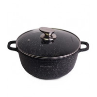 Каструля Kamille 13,5 л 32*16см із литого алюмінію з антипригарним покриттям з кришкою 