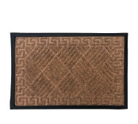 Килим гумовий Dariana Grass 45*75 см., з ворсовим покриттям (світло коричневий)