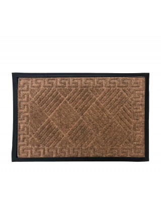 Килим гумовий Dariana Grass 45*75 см., з ворсовим покриттям (світло коричневий)