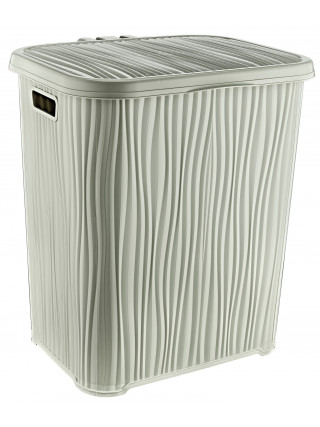 Корзина для білизни 48 л WAVY "хвиля" 35*41,5*45,5 (бежевий)