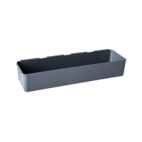 Лоток універсальний 25.4*7.3*4.5 см. (сірий мат)