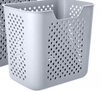 Органайзер для корзин "Simple" 35/45 л (сірий)