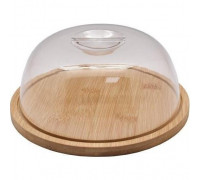 Блюдо з кришкою Ardesto Midori, 18.5х1х7.8см, бамбук, пластик