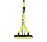 Швабра PVA-насадка 27см м'яка "Метелик", з ручкою телескоп 115-135см, мікс кольорів