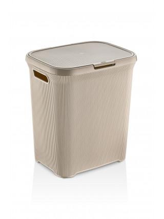 Корзина для білизни LINE 52 л 40*43*49 см (лате)
