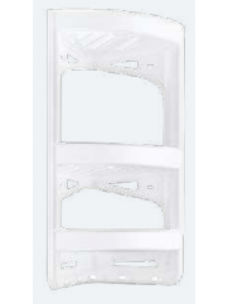 Поличка в ванну кімнату кутова 3-х ярусна 20*30,5*56 см, (білий)*12