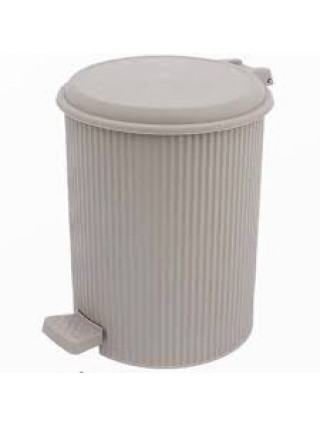 Відро для сміття з педаллю Elif Plastic 11 л., Nostalgia (кава з молоком)