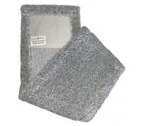 Запаска до швабри - полотера 43*10 см Eco Fabric "Люкс", мікрофібра, сіра